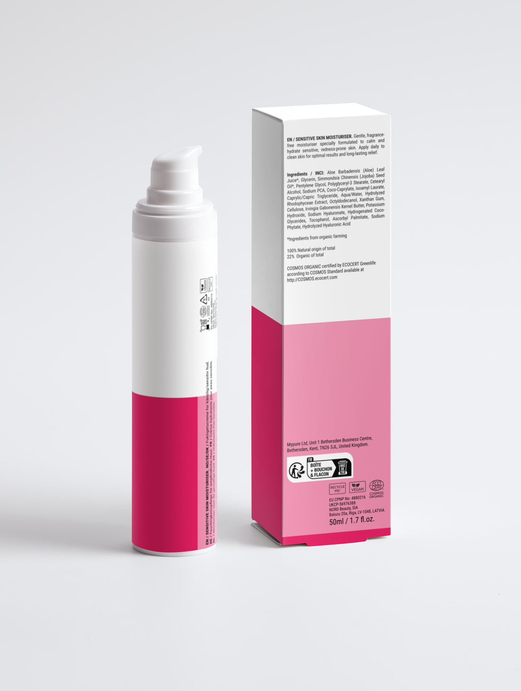 Sensitive Skin Moisturiser, Fragrance Free