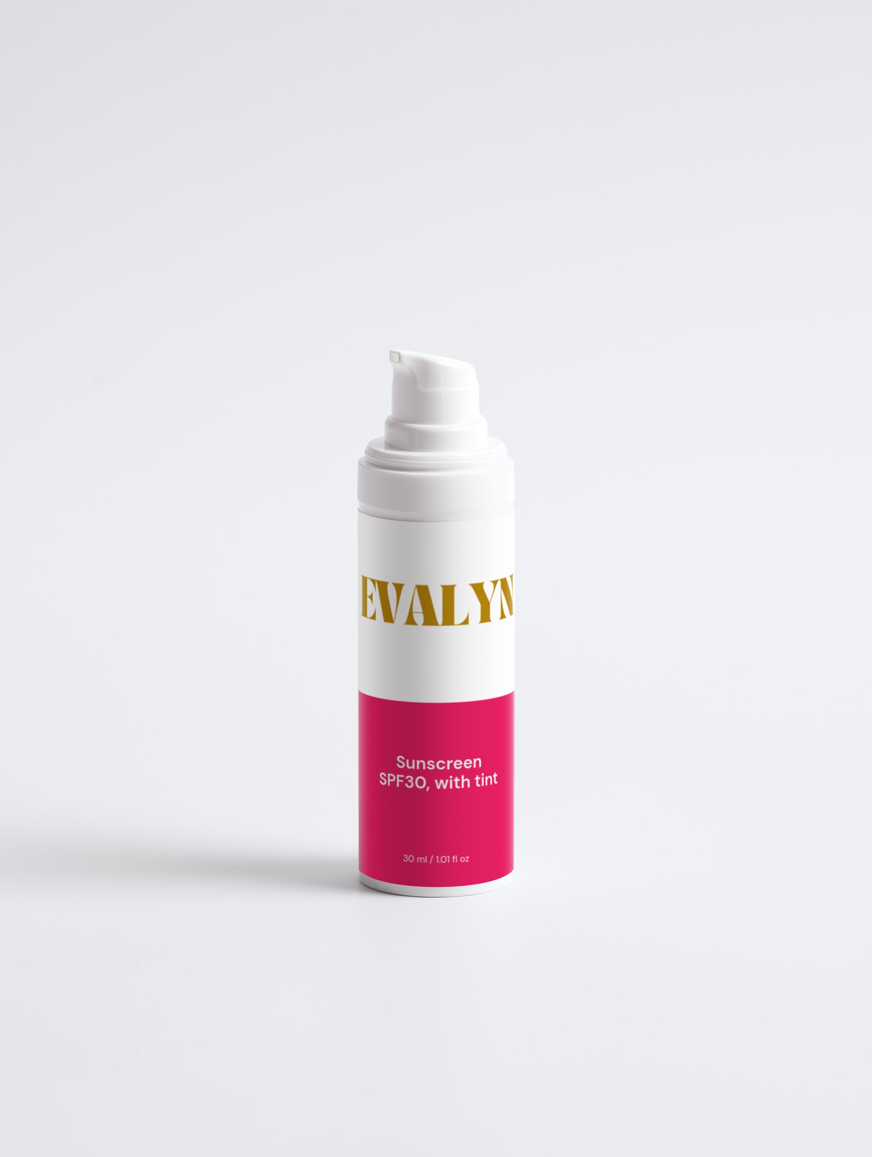 Sunscreen SPF30, with tint