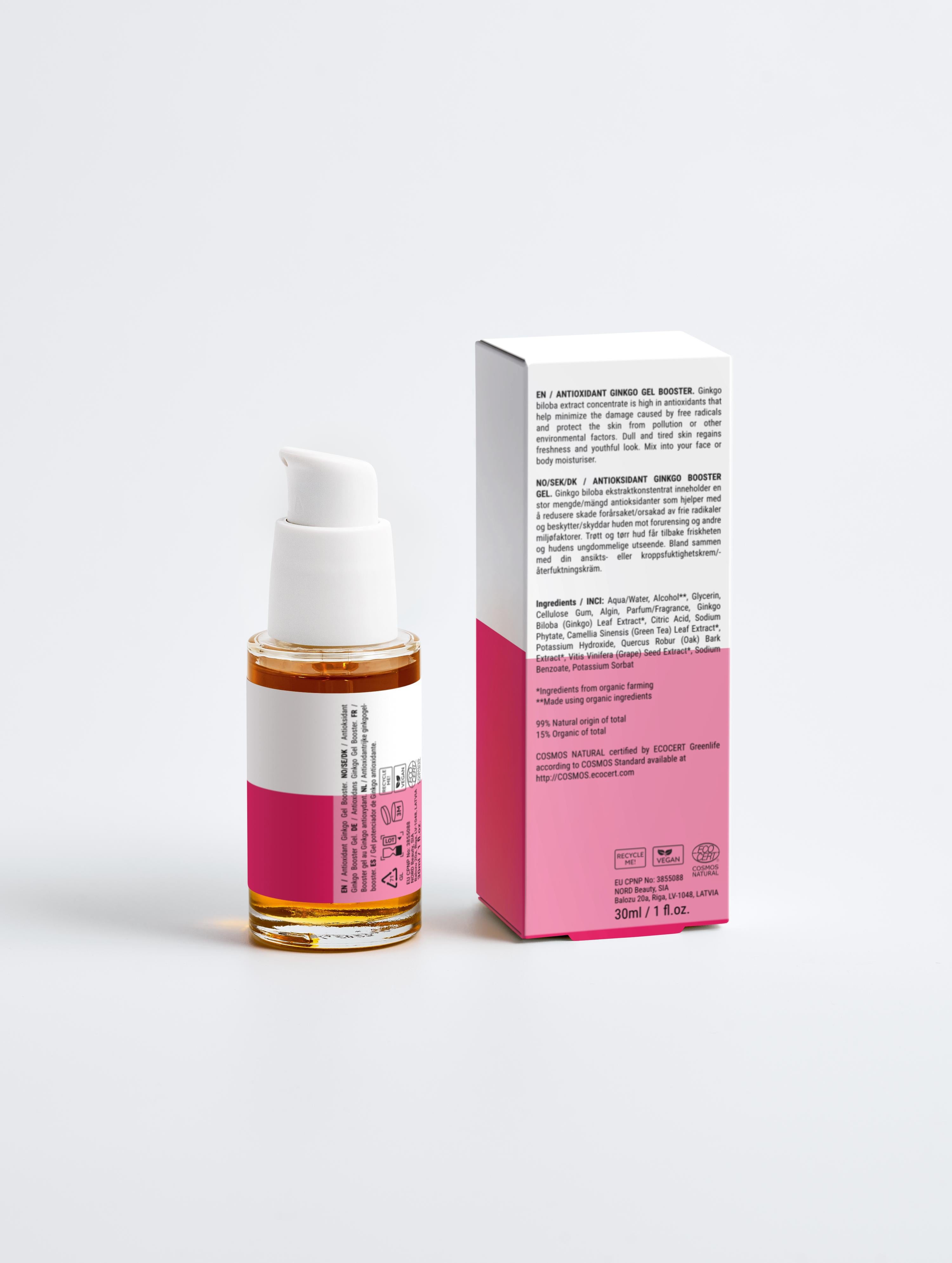 Antioxidant Ginkgo Gel Booster
