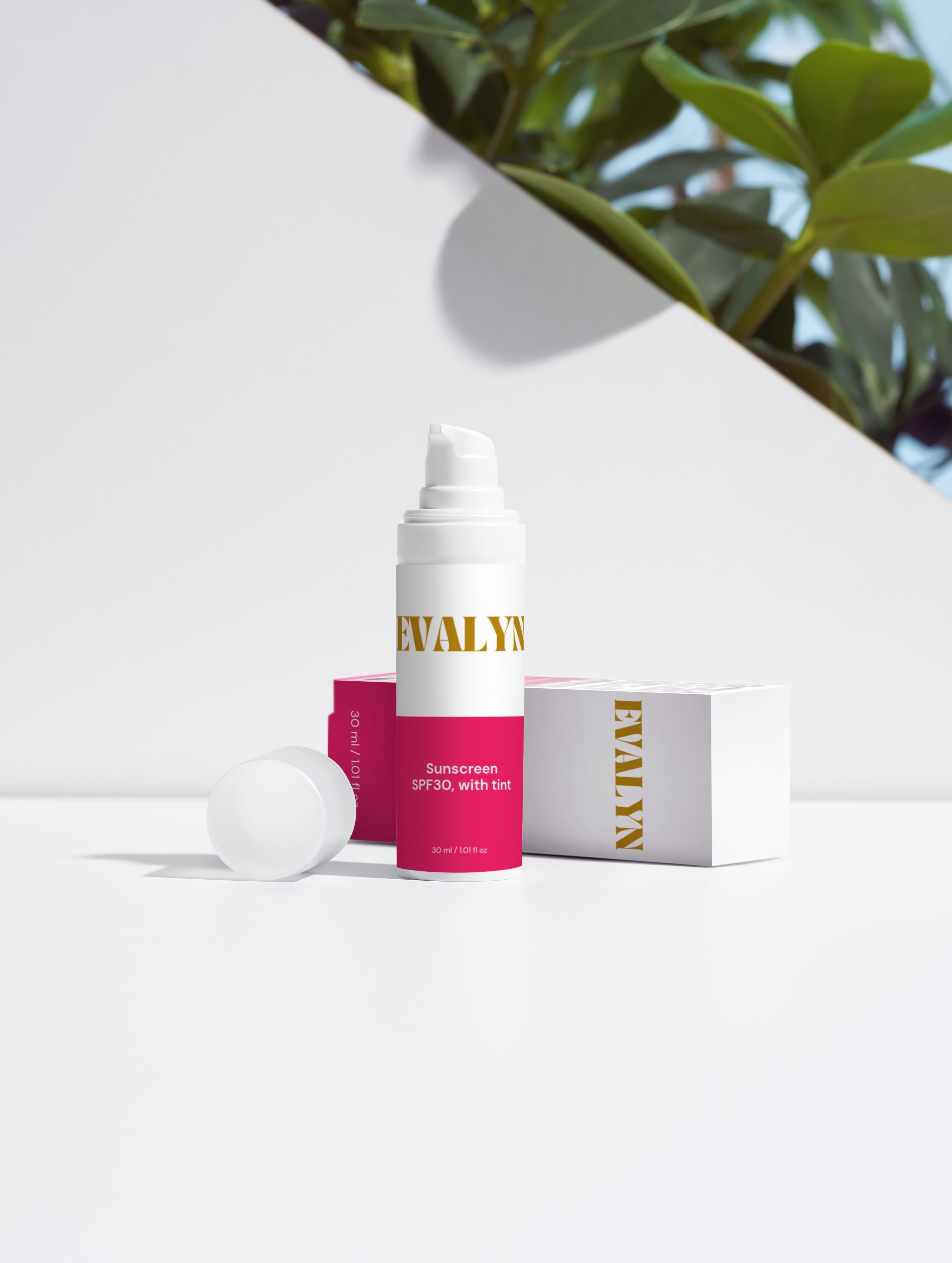Sunscreen SPF30, with tint
